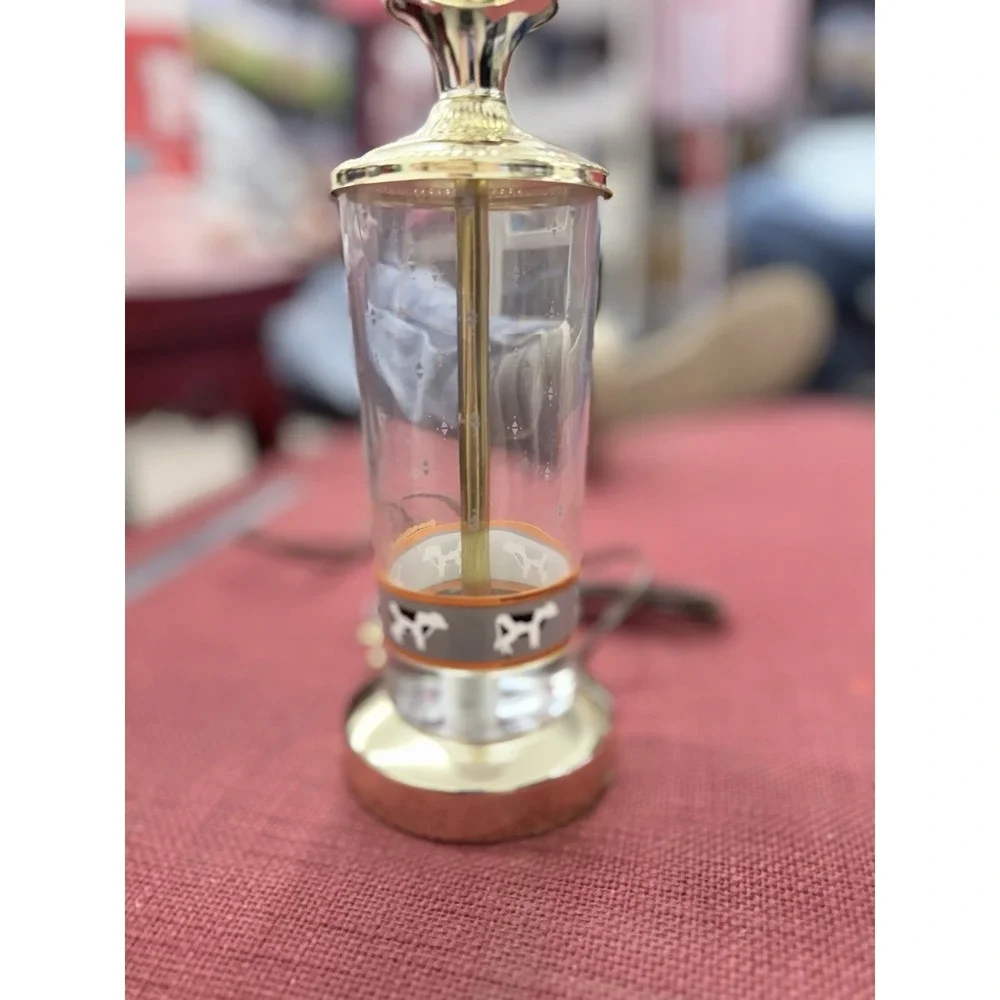 Custom Made Cottage Core Anchor Hocking Lamp Cows